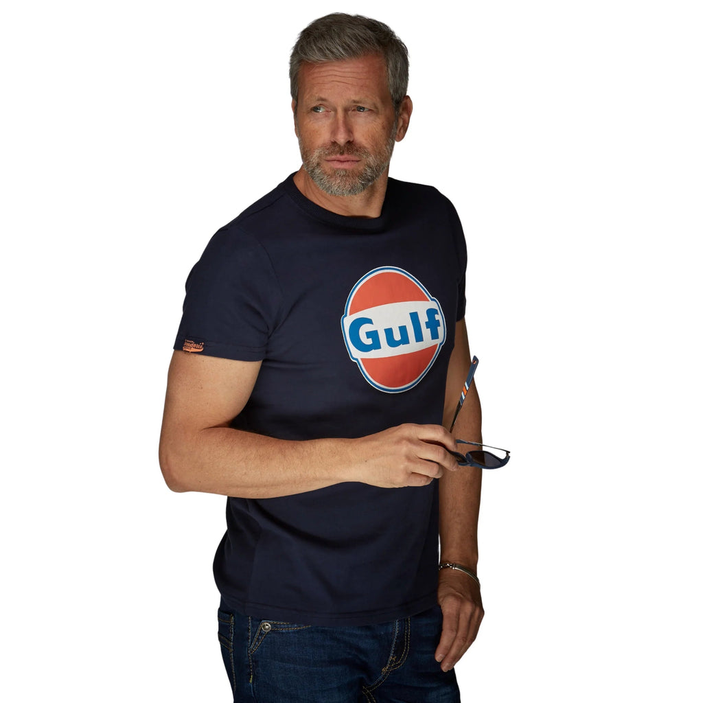 GrandPrix Originals Men's Gulf Classic T-Shirt - Blue/Navy T-shirts GrandPrix Originals USA S Navy 