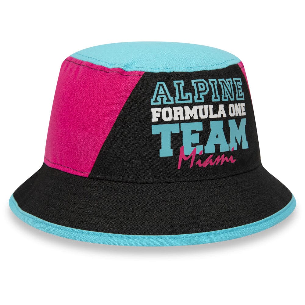 Alpine Racing F1 New Era 9forty 2023 Special Edition Miami Bucket Hat Hats Alpine 