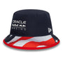 Red Bull Racing F1 New Era 2024 Special Edition Miami USA GP Tapered Bucket Hat Hats Red Bull Racing