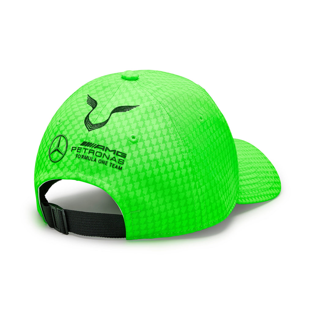 Mercedes AMG Petronas F1 2023 Special Edition Kids Lewis Hamilton Silverstone GP Hat- Youth Green Hats Mercedes AMG Petronas 