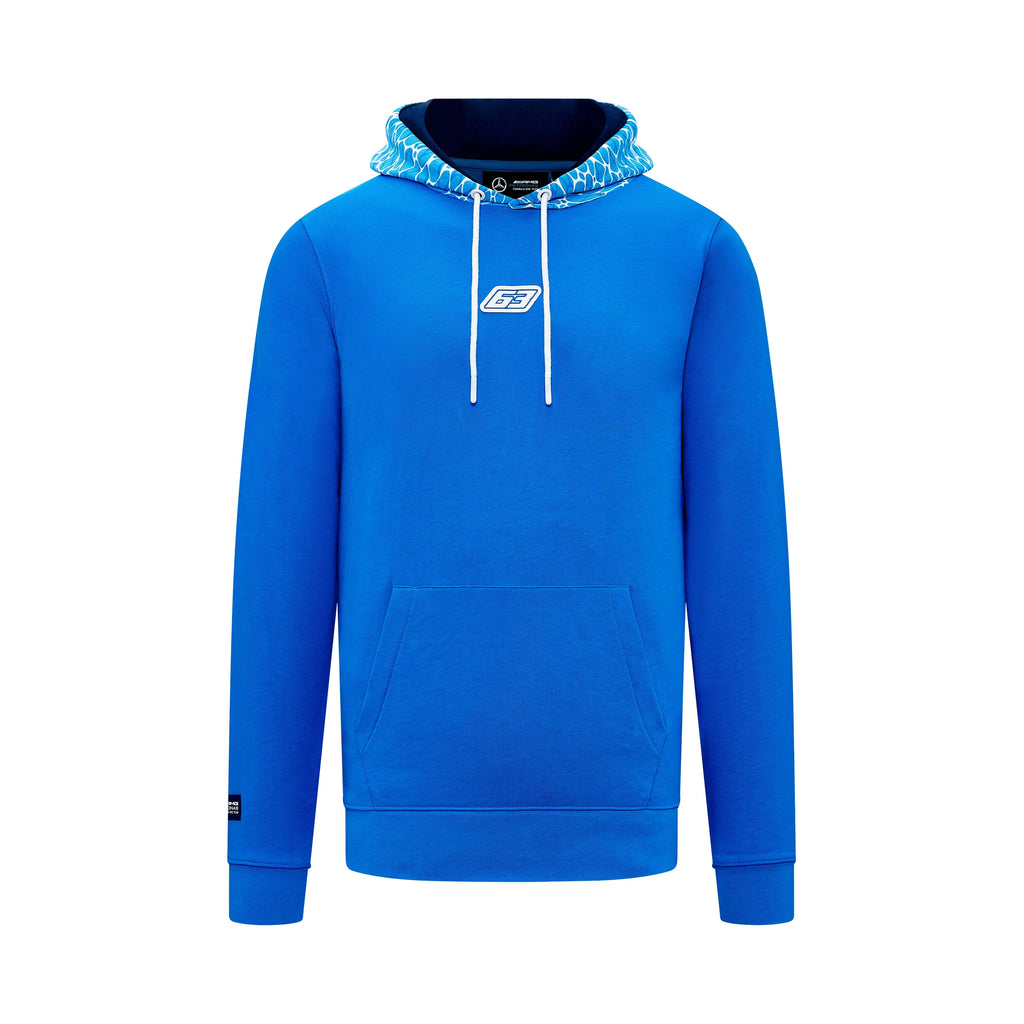 Mercedes Benz F1 Special Edition George Russell 2023 "No Diving" Miami GP Hoodie-Blue Hoodies Mercedes AMG Petronas 