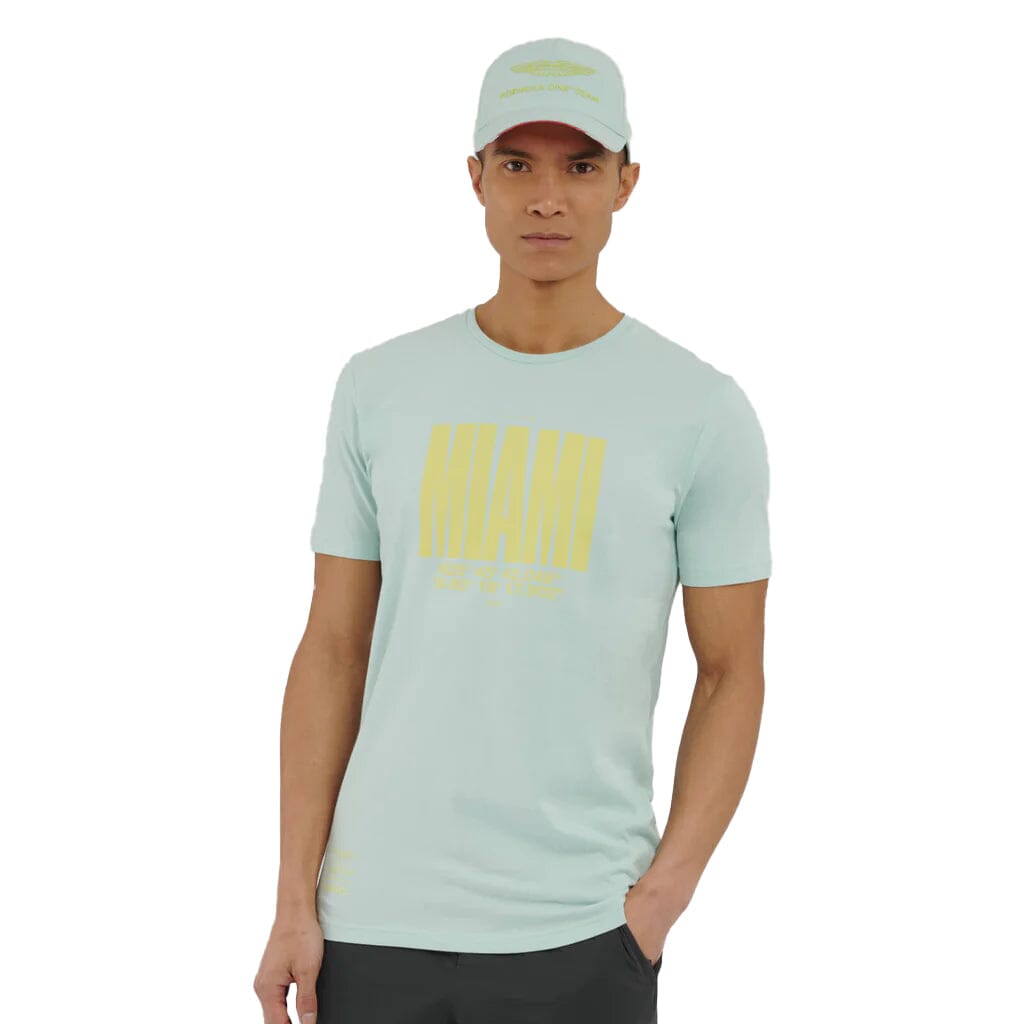 Aston Martin Cognizant F1 2023 Limited Edition Miami GP T-Shirt - Pastel Green T-shirts Aston Martin F1 