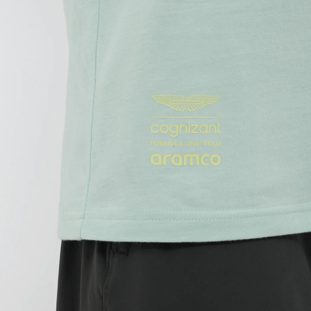 Aston Martin Cognizant F1 2023 Limited Edition Miami GP T-Shirt - Pastel Green T-shirts Aston Martin F1 