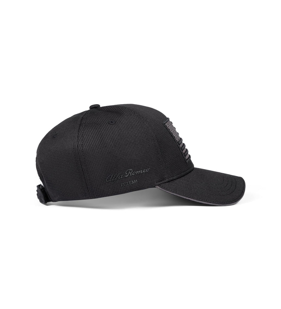 Alfa Romeo Racing F1 Special Edition Black Flag USA GP Baseball Hat - Black Hats Alfa Romeo 