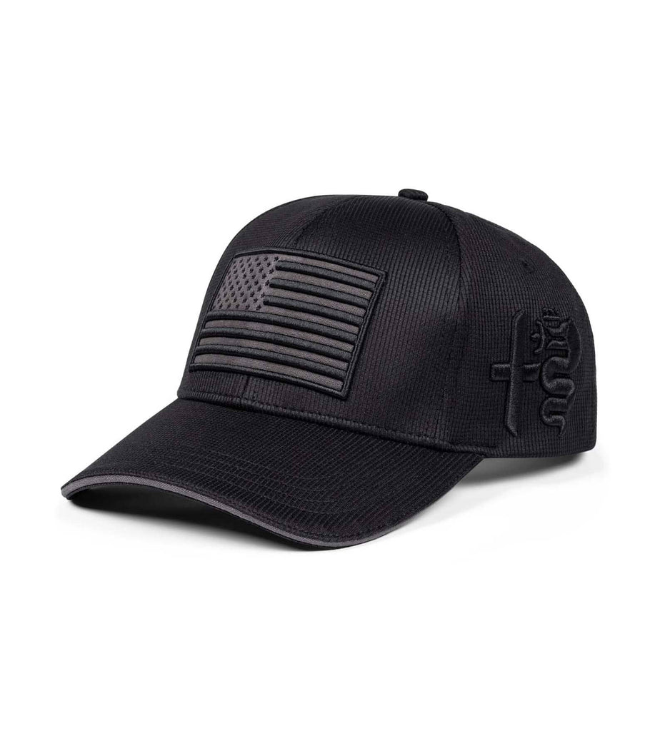 Alfa Romeo Racing F1 Special Edition Black Flag USA GP Baseball Hat - Black Hats Alfa Romeo 