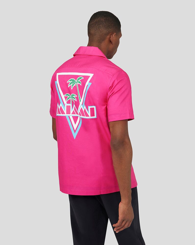 Red Bull Racing F1 Special Edition Miami Button Down Shirt - Pink Shirts Red Bull Racing 