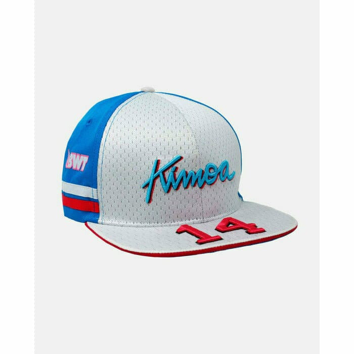 Alpine Racing F1 2022 Kimoa Team Fernando Alonso Miami GP Hat - White Hats White Smoke