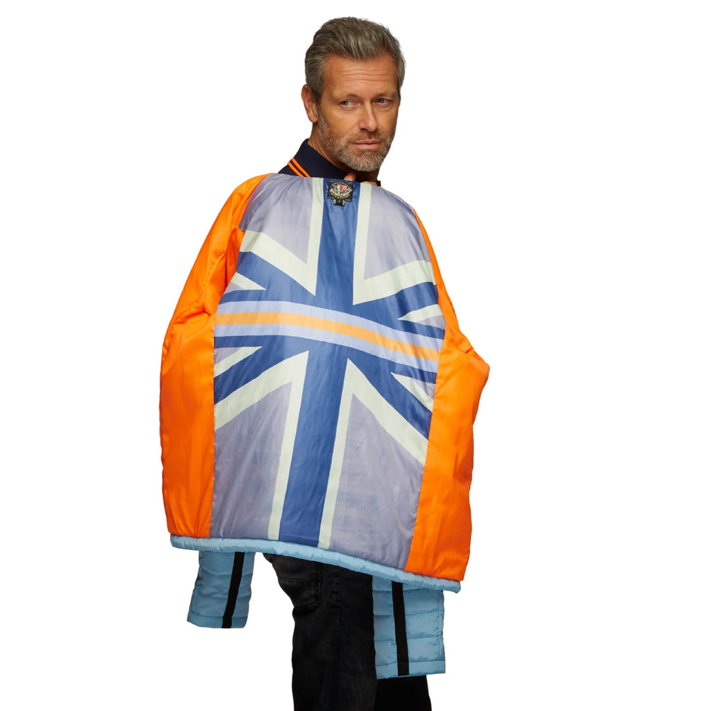 GrandPrix Originals Men's Gulf Performance Jacket - Blue Jackets GrandPrix Originals USA 