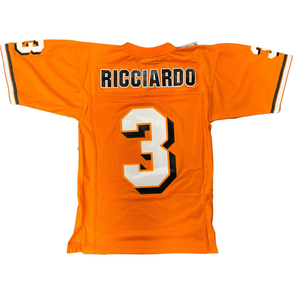 McLaren x Mitchell and Ness F1 USA Austin GP Daniel Ricciardo Football Jersey Jersey Dark Orange