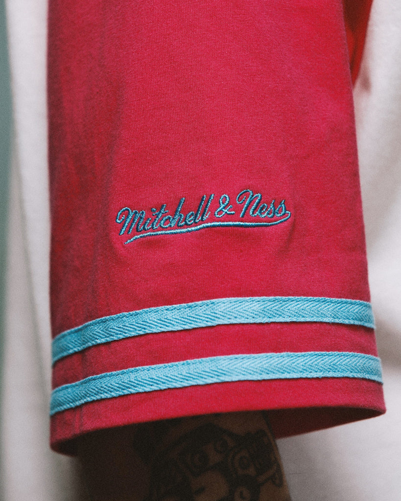 McLaren Racing F1 Special Edition Miami GP Mitchell & Ness Baseball Jersey - Blue/Pink Jersey McLaren-Castore 