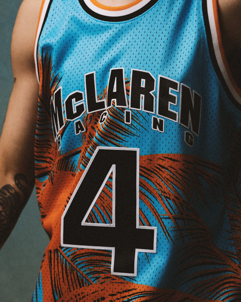 McLaren Racing F1 Special Edition Miami GP Lando Norris Basketball Jersey Jersey McLaren-Castore XS Orange 