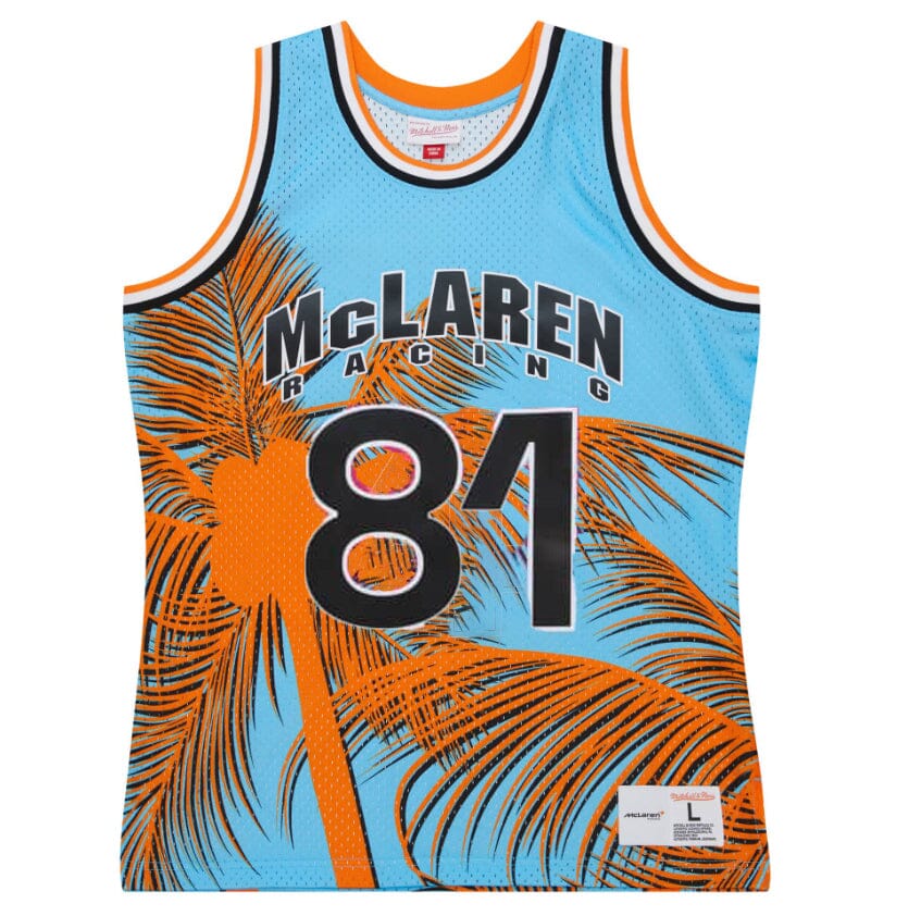 McLaren Racing F1 Special Edition Miami GP Oscar Piastri Mitchell & Ness Basketball Jersey Jersey McLaren-Castore S Orange 