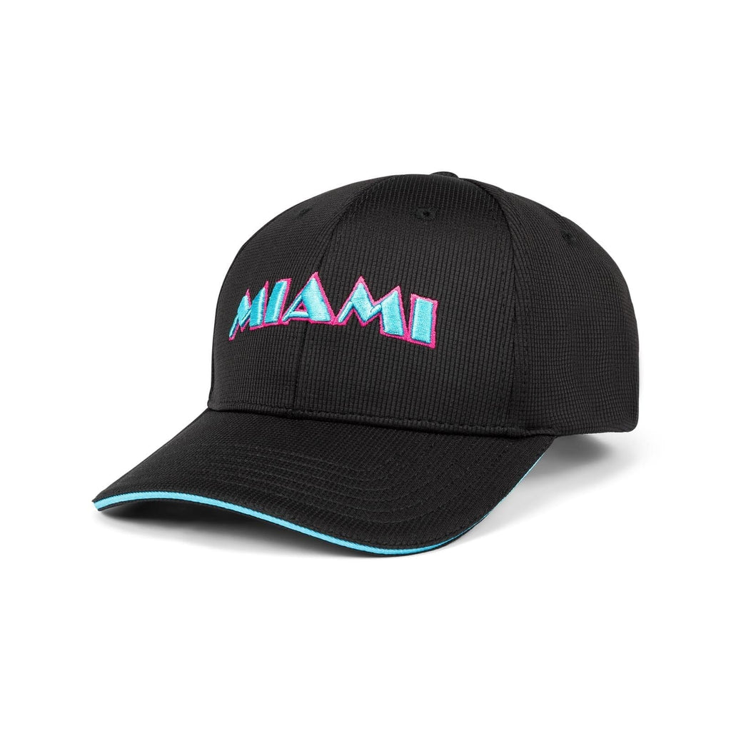 Alfa Romeo Racing F1 2023 Limited Edition Miami GP Team Track Hat- Black Hats Alfa Romeo 