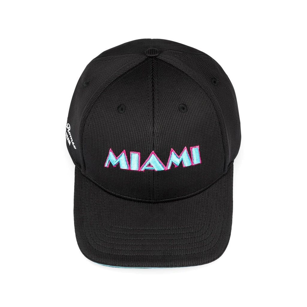 Alfa Romeo Racing F1 2023 Limited Edition Miami GP Team Track Hat- Black Hats Alfa Romeo 