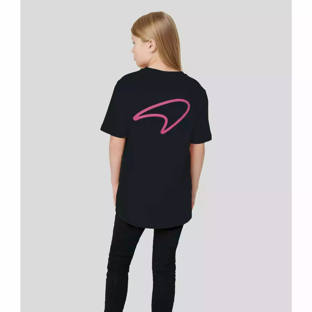 McLaren F1 Kids Miami Neon Graphic T-Shirt-Black/Vice Blue/Beetroot Purple T-shirts Light Gray