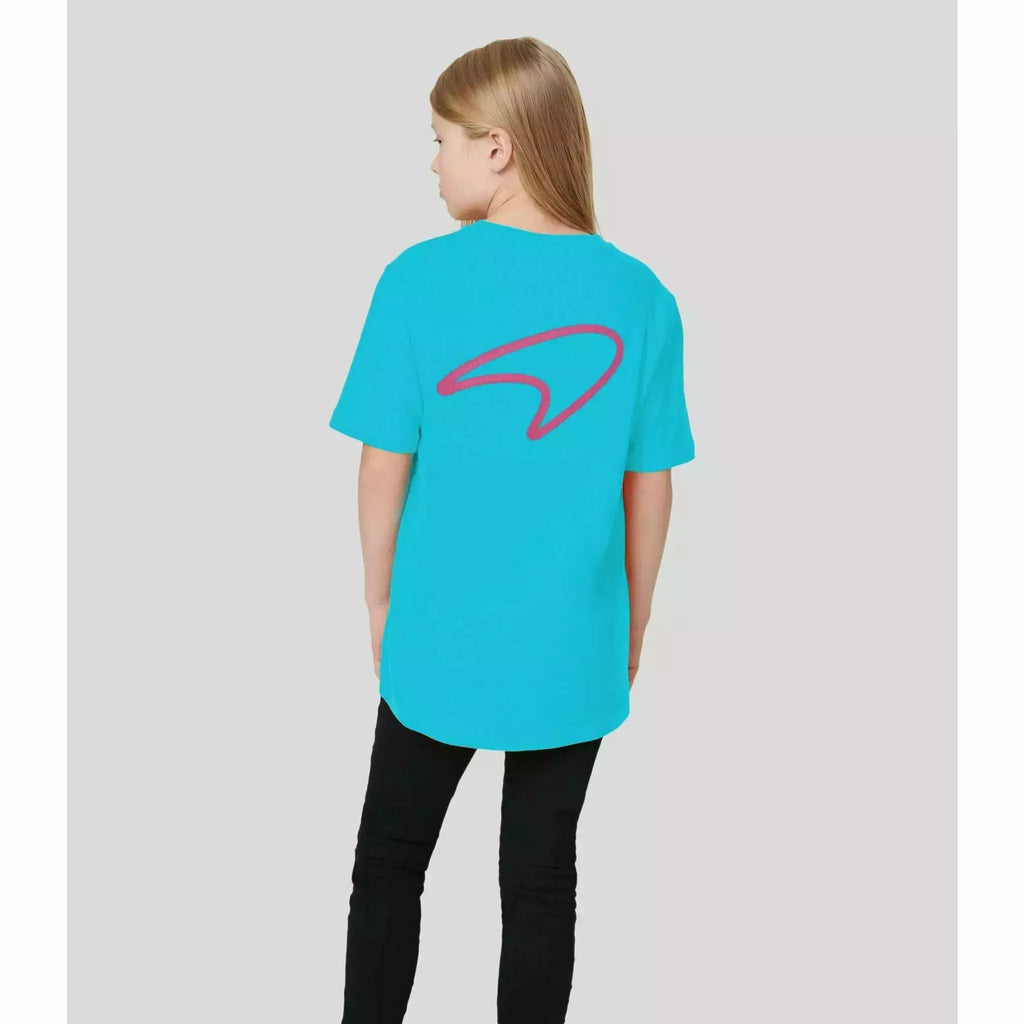 McLaren F1 Kids Miami Neon Graphic T-Shirt-Black/Vice Blue/Beetroot Purple T-shirts Light Gray