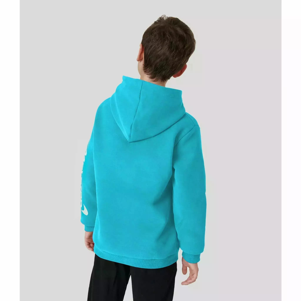 McLaren F1 Kids Miami Neon Logo Hoodie-Vice Blue/Aqua Sky Hoodies Light Sea Green