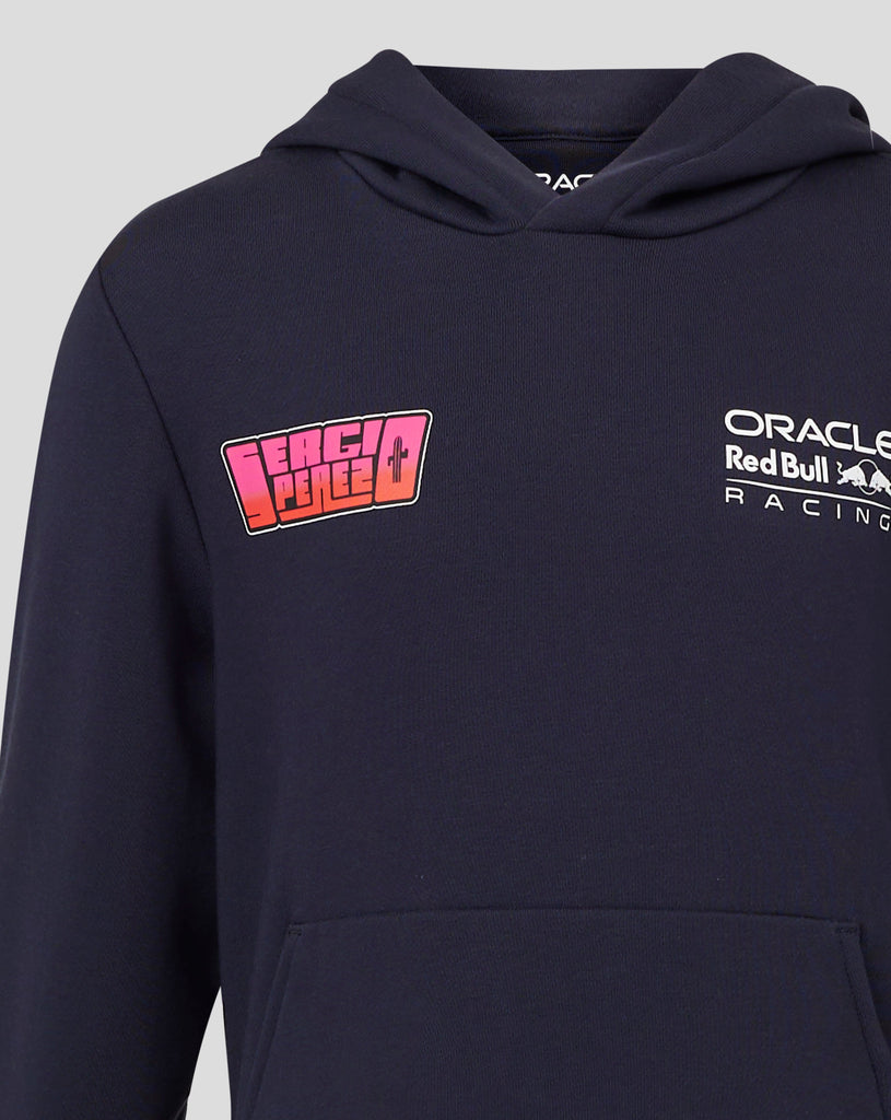 Red Bull Racing F1 Kids Sergio "Checo" Perez Special Edition Mexico GP Hoodie -Youth Navy Hoodies Red Bull Racing 