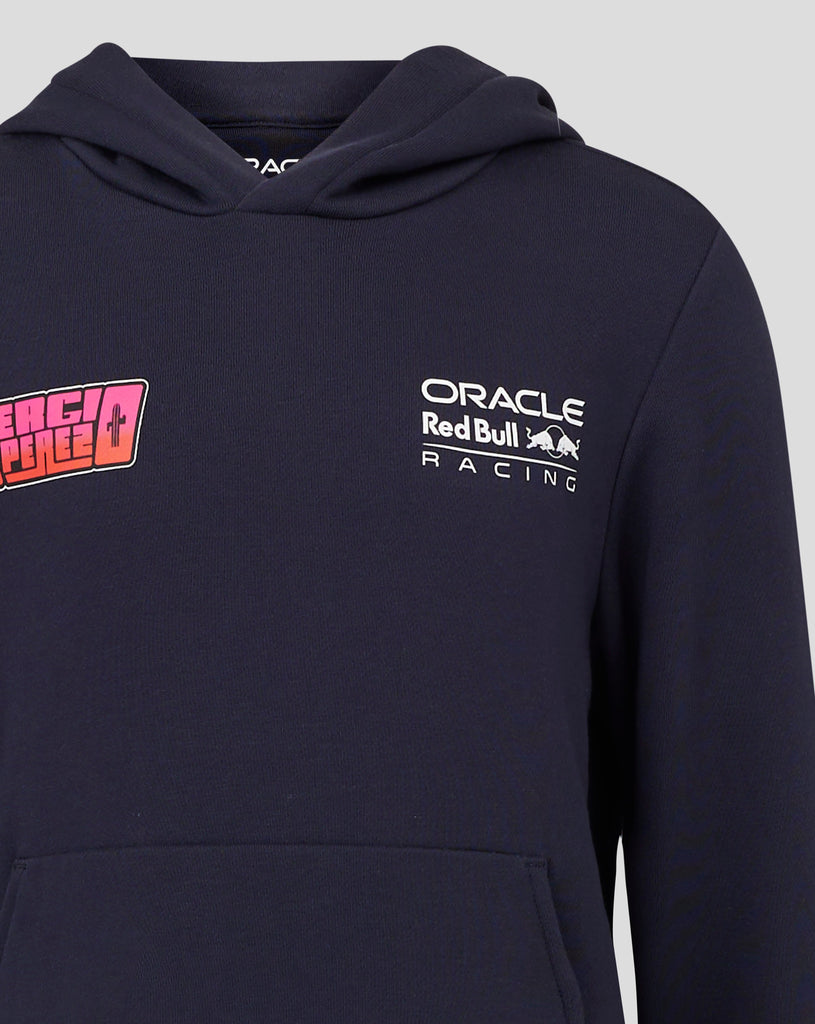 Red Bull Racing F1 Kids Sergio "Checo" Perez Special Edition Mexico GP Hoodie -Youth Navy Hoodies Red Bull Racing 