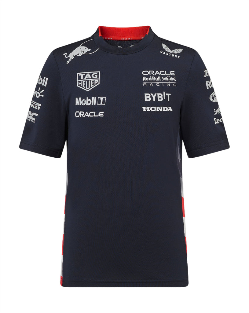 Red Bull Racing F1 Kids 2024 Special Edition America Race Team T-Shirt- Youth Navy T-shirts Red Bull Racing 