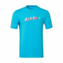 McLaren F1 Women's Miami Neon Graphic T-Shirt-White/Vice Blue/Beetroot Purple/Crystal Rose T-shirts Dark Turquoise