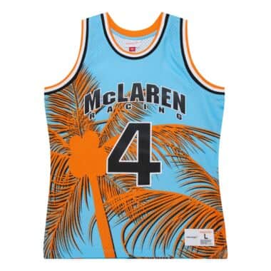 McLaren Racing F1 Special Edition Miami GP Lando Norris Mitchell & Ness Basketball Jersey Jersey McLaren-Castore XS Orange 