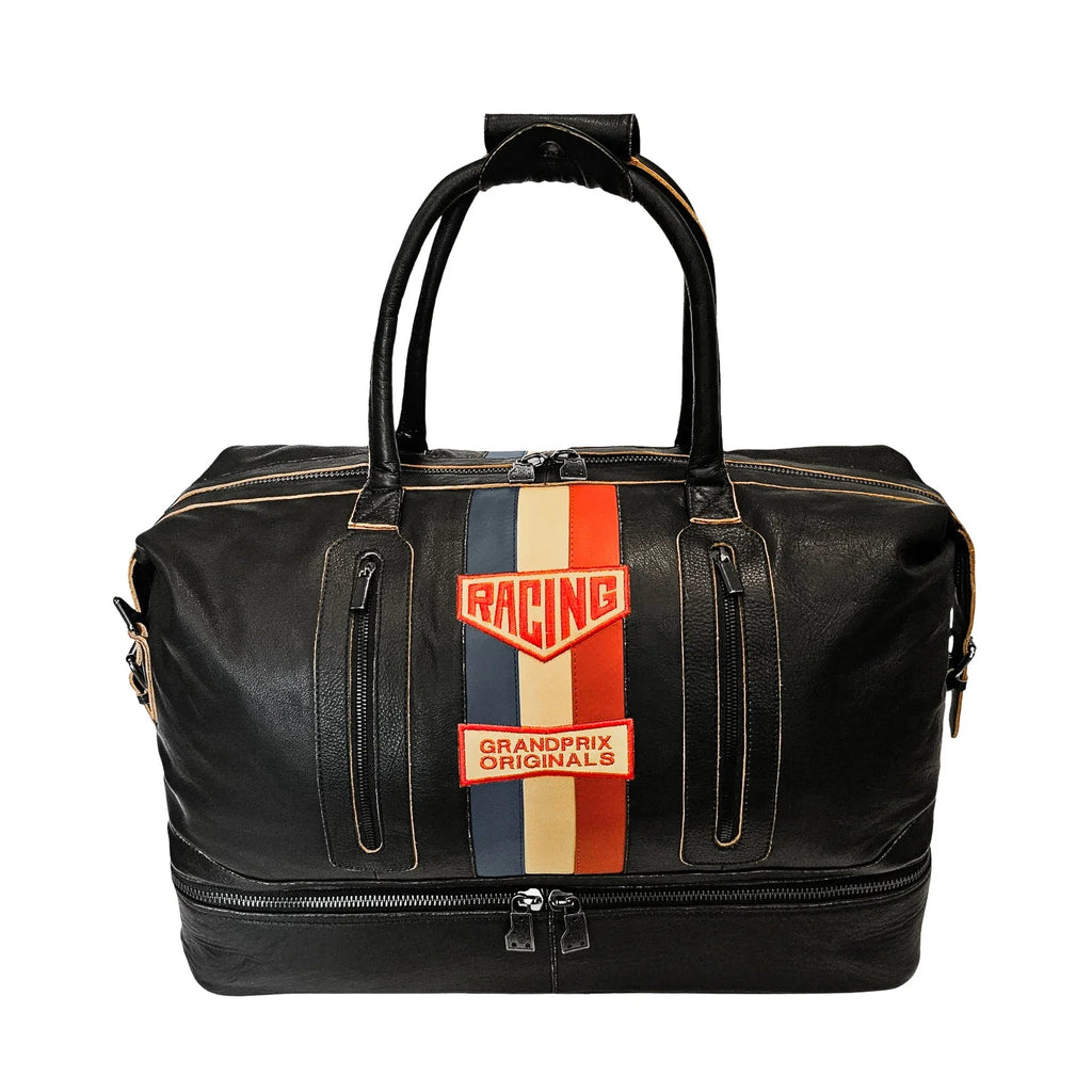 GrandPrix Originals Limited Edition Vintage Leather Track Sport Dual-Compartment Bag Bags GrandPrix Originals USA 