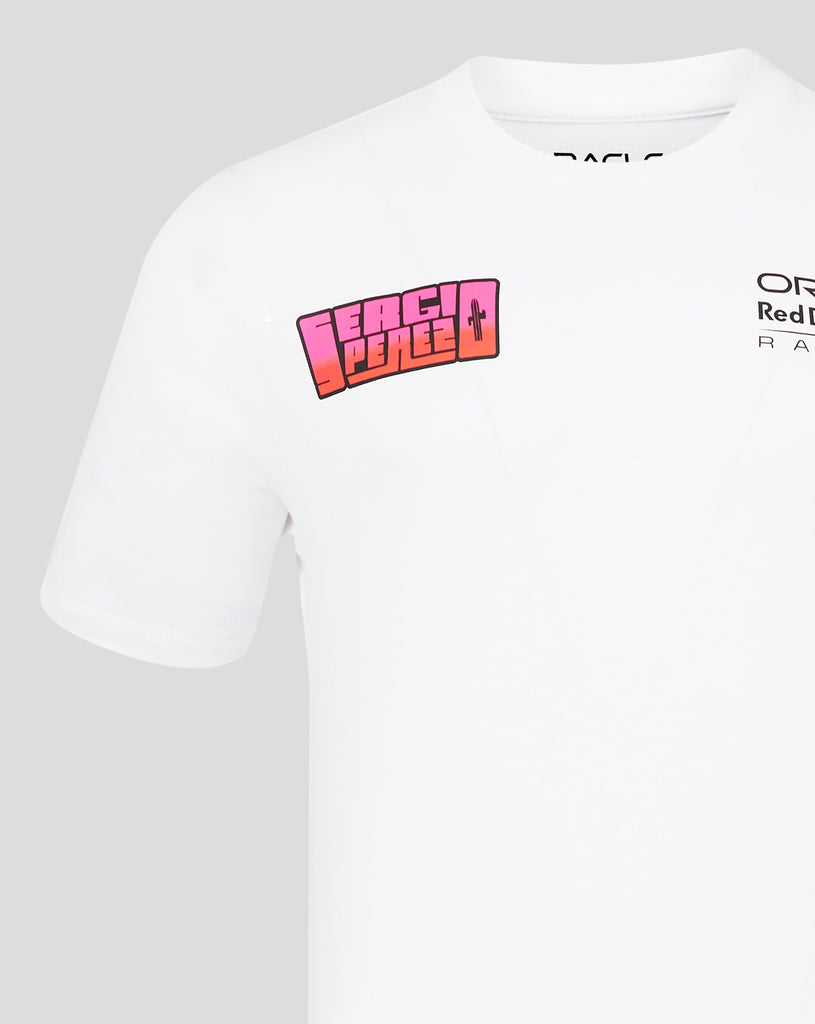 Red Bull Racing F1 Sergio "Checo" Perez Special Edition Mexico GP T-Shirt -White T-shirts Red Bull Racing 