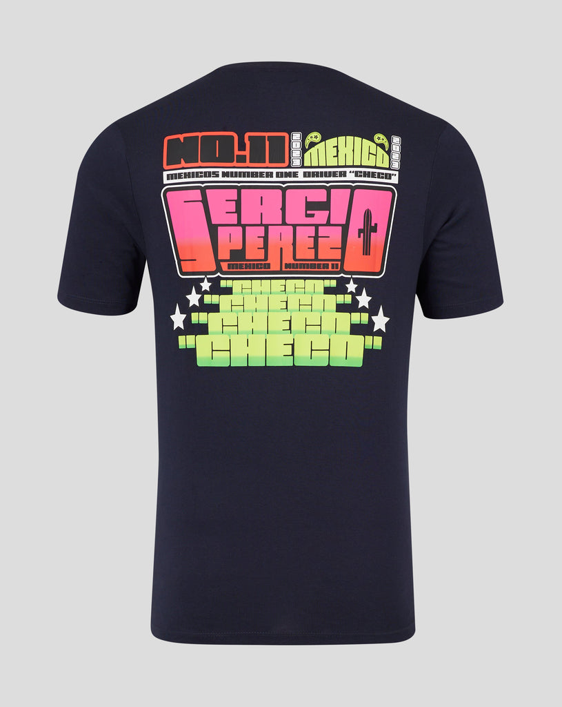 Red Bull Racing F1 Sergio "Checo" Perez Special Edition Mexico GP T-Shirt -Navy T-shirts Red Bull Racing 