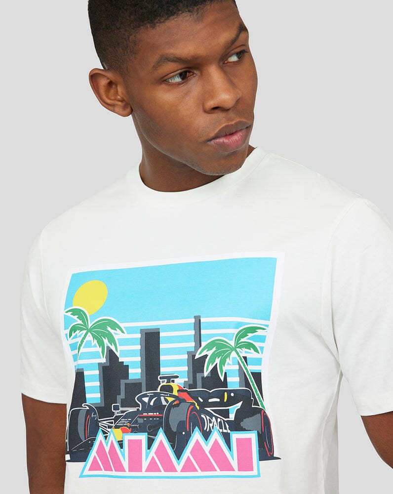 Red Bull Racing F1 Special Edition Miami GP T-Shirt - White T-shirts Red Bull Racing 