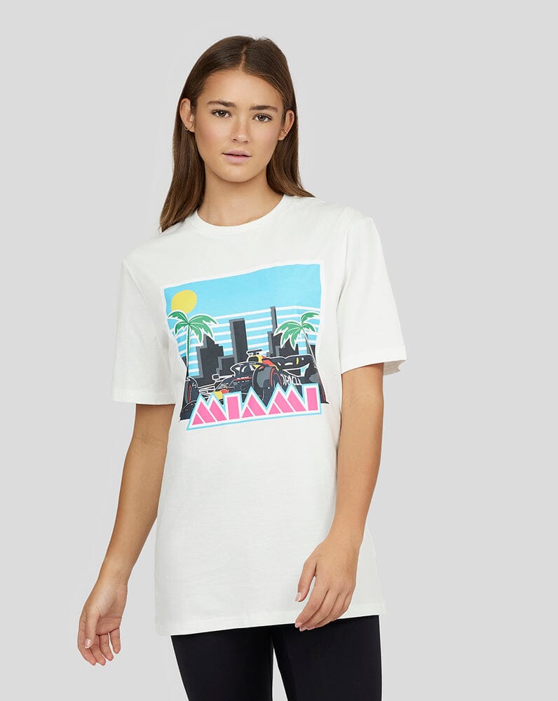 Red Bull Racing F1 Special Edition Miami GP T-Shirt - White T-shirts Red Bull Racing 