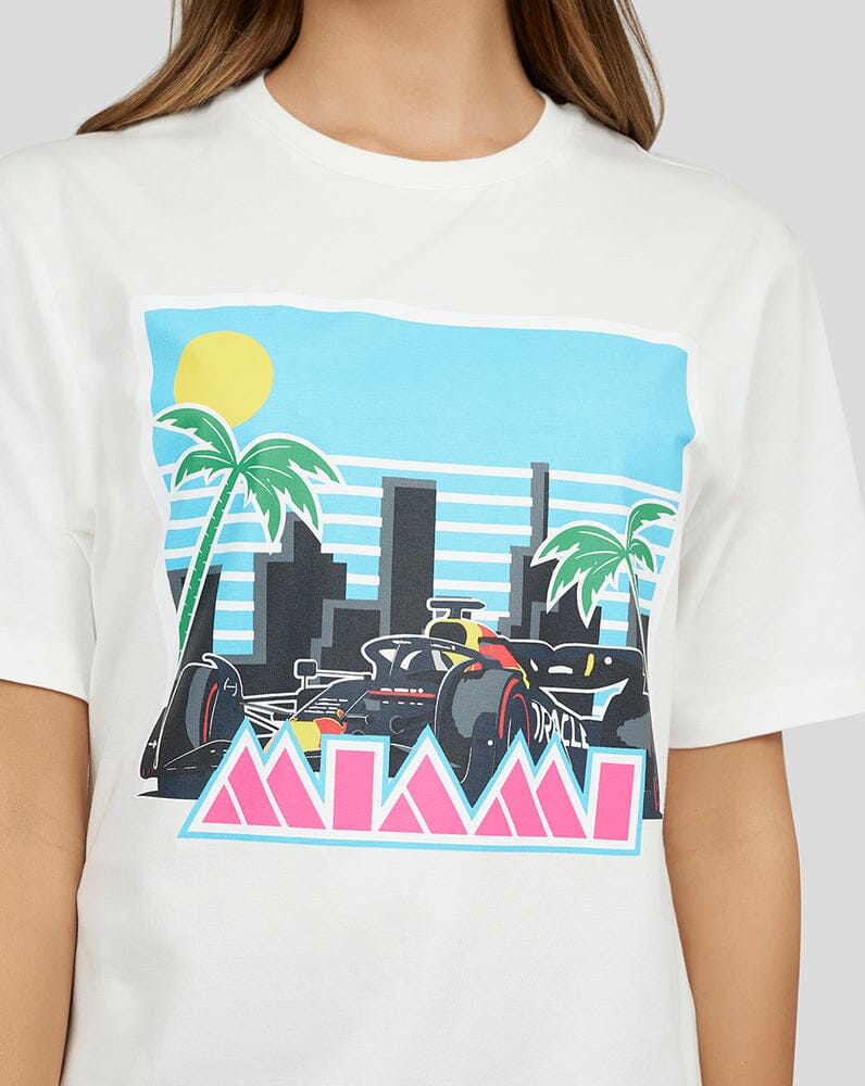 Red Bull Racing F1 Special Edition Miami GP T-Shirt - White T-shirts Red Bull Racing 