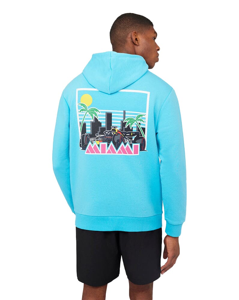 Red Bull Racing F1 Special Edition Miami GP Overhead Hoodie - Blue Hoodies Red Bull Racing 
