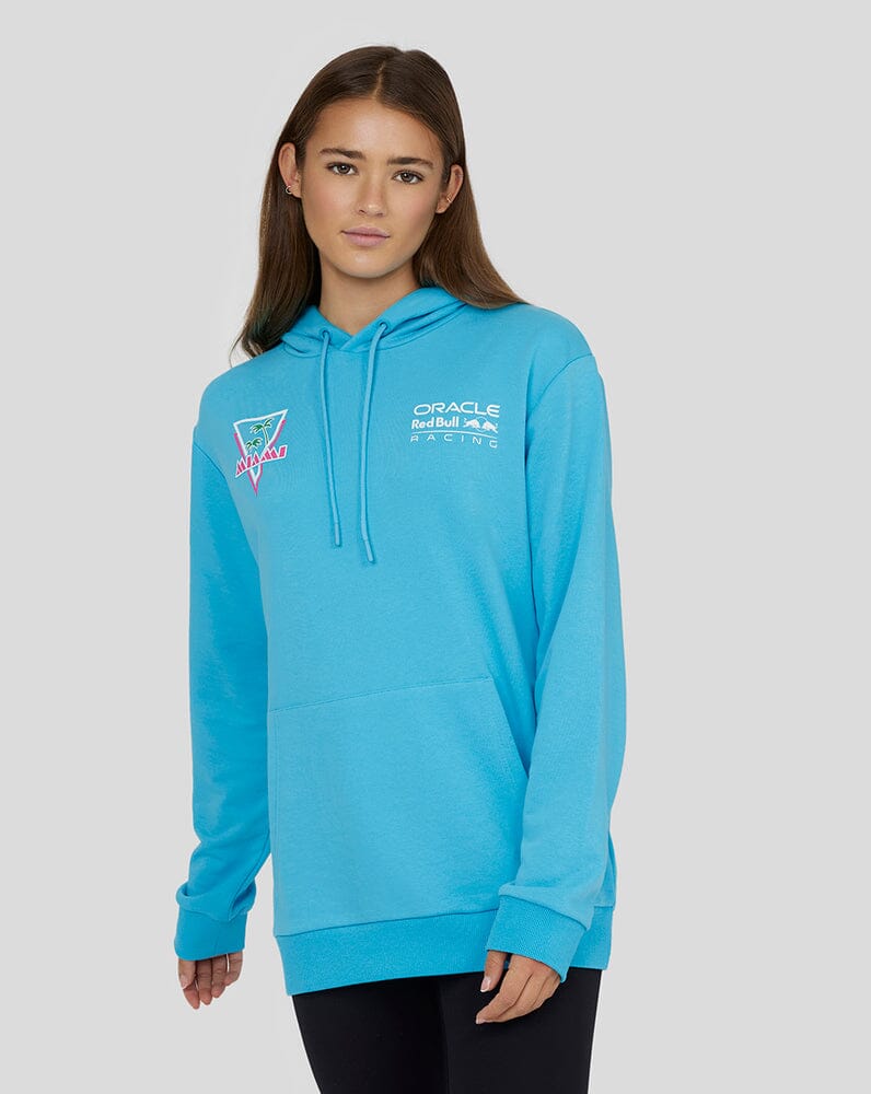Red Bull Racing F1 Special Edition Miami GP Overhead Hoodie - Blue Hoodies Red Bull Racing 