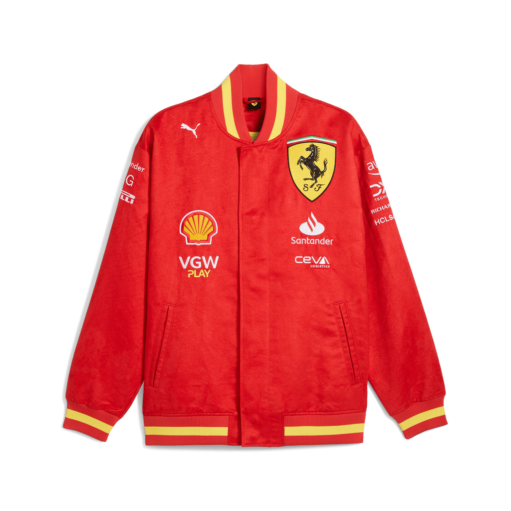 Scuderia Ferrari F1 2024 Team Replica Varsity Jacket - Red Jackets Scuderia Ferrari 