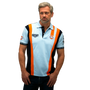 GrandPrix Originals Men's Gulf Racing Team Polo - Gulf Blue Polos GrandPrix Originals USA