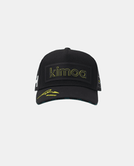 Aston Martin F1 Kimoa Fernando Alonso Patch Hat- Black/Lime Hats Aston Martin F1 