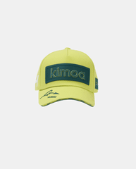 Aston Martin F1 Kimoa Fernando Alonso Patch Hat- Black/Lime Hats Aston Martin F1 