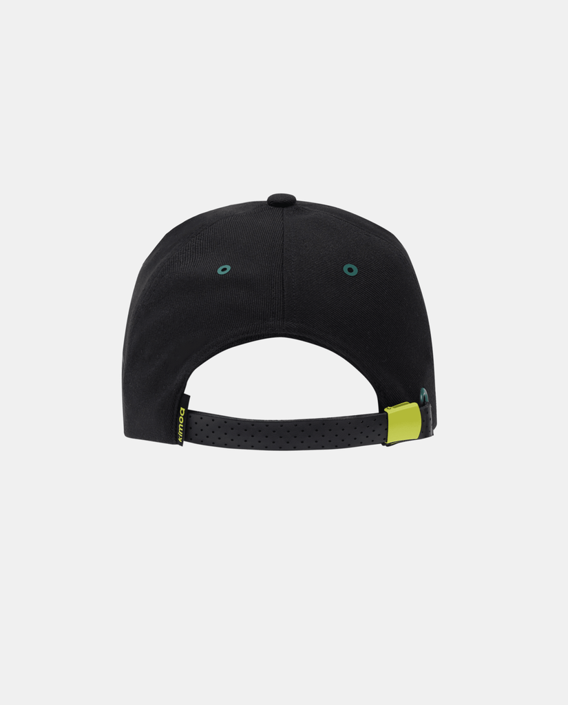 Aston Martin F1 Kimoa Fernando Alonso Patch Hat- Black/Lime Hats Aston Martin F1 