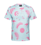 Stake F1 Kick Sauber Men's Special Edition Miami GP AOP T-Shirt - Blue T-shirts Stake F1 Kick Sauber
